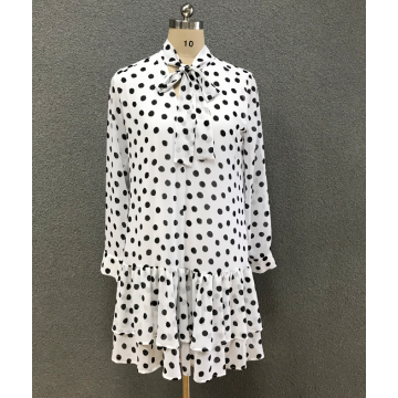 women's  polka dots dress