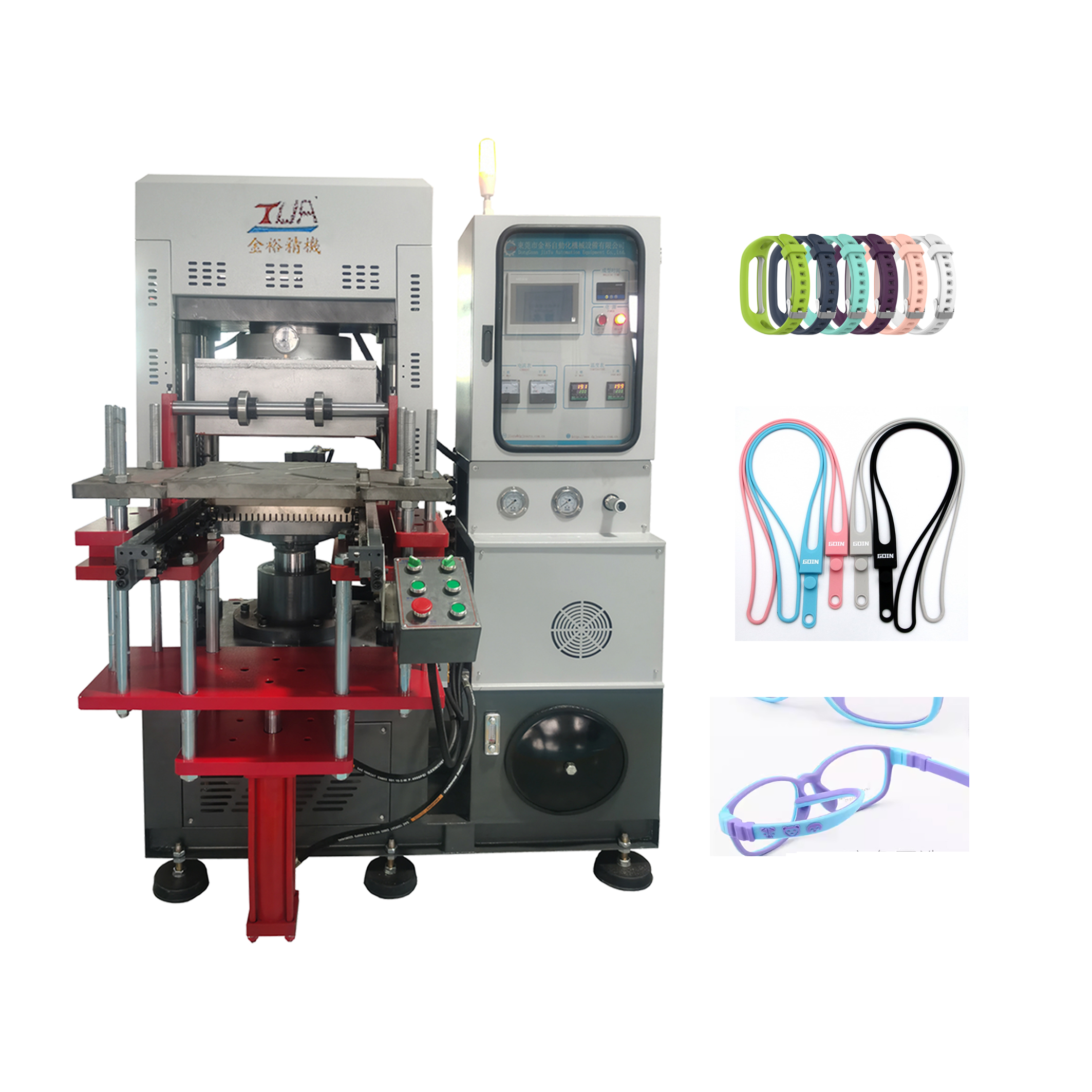 Silicone hydraulic press machine