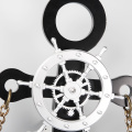 Ship's Anchor Flip Clock on Desk
