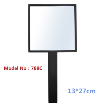 Grand miroir manuel noir pour les professionnels du salon