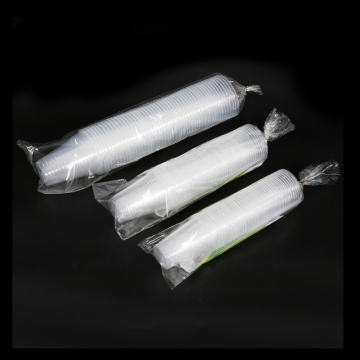 Petit ensemble de couverts en plastique transparent PP clair Eco personnalisé jetable crème glacée eau vin potable tasse pour animaux de compagnie