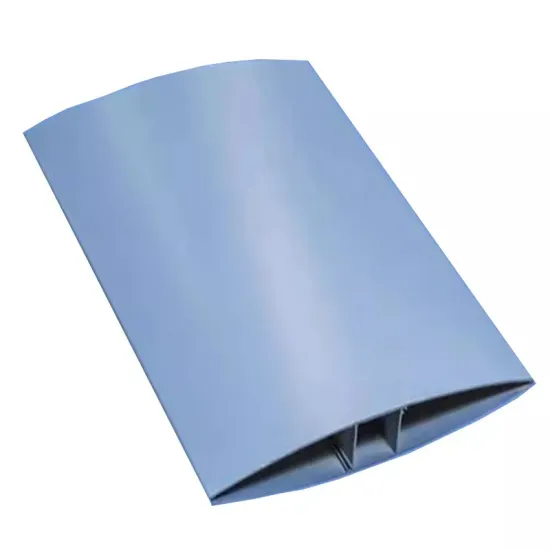 Aluminum extruded louver profiles for outdoor use