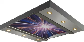 Hair Texture Stainless Steel Elevator Ceiling