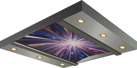 Hair Texture Stainless Steel Elevator Ceiling