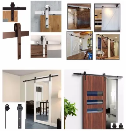 Sliding Door Hardware Rail Track System Slide Kits