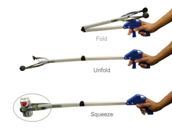 EZ reacher grabber/ assisted living reachers