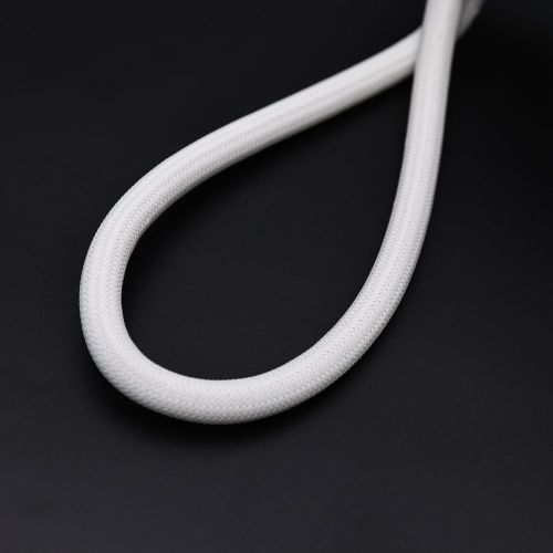 White Braided Sleeving na Lumalaban sa init