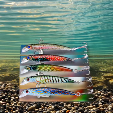 NEWMAJOR 7.5cm Floating Water Type Fish Lure for Freshwater and Sea Fishing