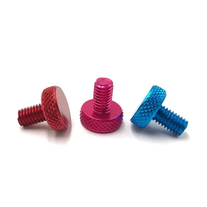 High Quality Anodized Colored Aluminum Thumb Screws in All Colors
