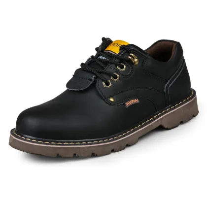 Cheap Rubber Sole Genuine Leather Boots