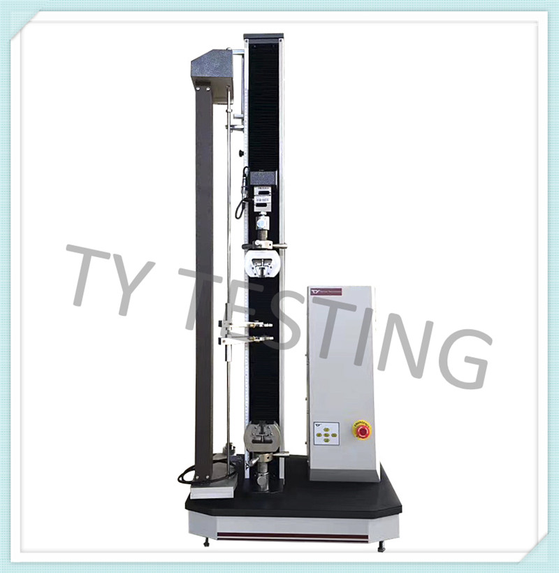 single column universal testing machine with extensometer