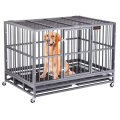 Large Dogs Cage with Lockable Wheels