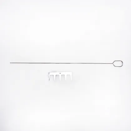 Wood fired pizza oven rake Charcoal rake