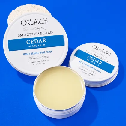 Cedar Beard Balm for Fibrous Root Strength - Custom Logo OEM Beard Care