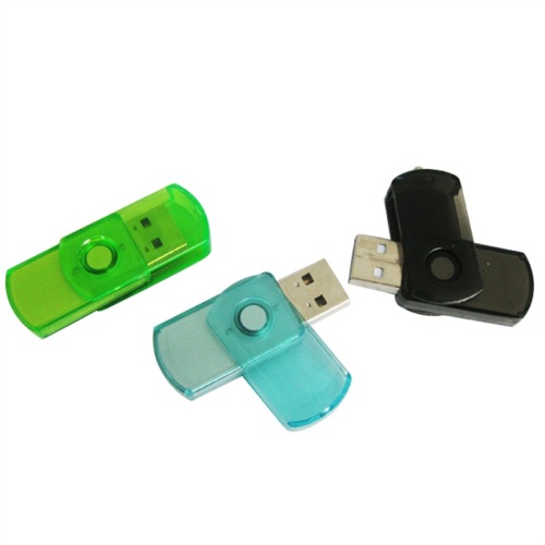 Free Sample OEM Plastic Colorful Swivel Pendrive