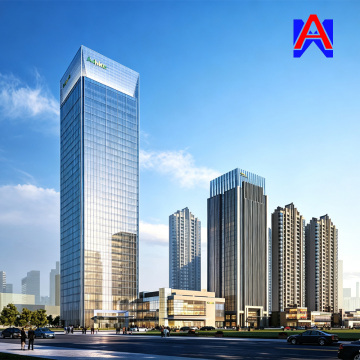 Office Tower Glass Facade Machining