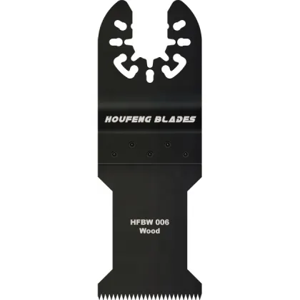 Black Multifunction Oscillating Saw Blades Set - 4 Pcs