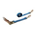 Polyester webbing ratchet strap na may snap hook