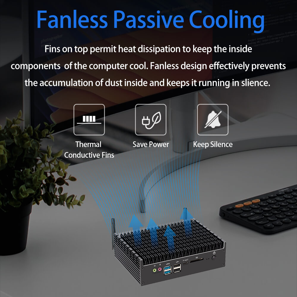 X78 2*LAN 1*COM 2*Display Mini PC