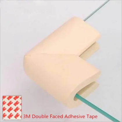 4pc/lot U Shape Corner Protector Baby Safety Soft Edge Guards Infant Glass Table Edge & Corner Guards With 3M Sticker