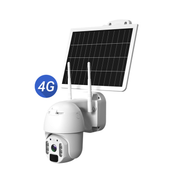 4G Security Video Sensor with High Rechargeable Battery, PIR Detection, 6W Solar Panel, Wireless Outdoor Zoom Camera