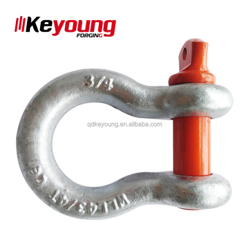 Keyoung Wholesale High Strength Galvanized G209 Bow Shackle