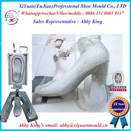 Classic Pvc Jelly Lady Shoe Moulds, shoes moulds Making Pvc Jelly Shoes Sandals, PVC crystal shoes moulds