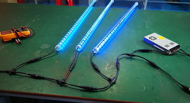 t cable with the led tubes