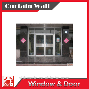 aluminum entry door ,KFC door , two side open door , sound insulation , fire proof