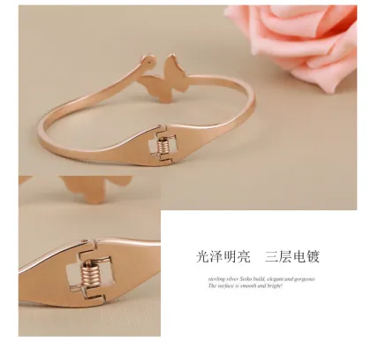 Stainless Steel Jewelry Bracelet Fashion Jewelry Butterfly Bracelet