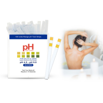 Strisce di test pH 4,5-9 kit di prova delle urine saliva