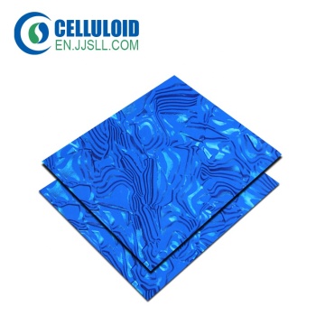 Blue colored plastic laminating sheets hard celluloid sheet