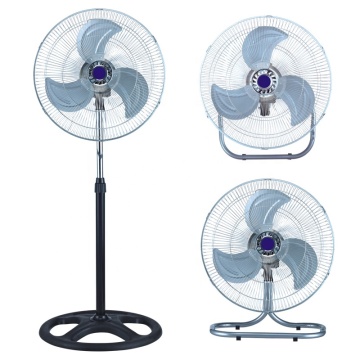 16/18 Inch 3-in-1 Industrial Pedestal Turbo Fans with Aluminum Blades