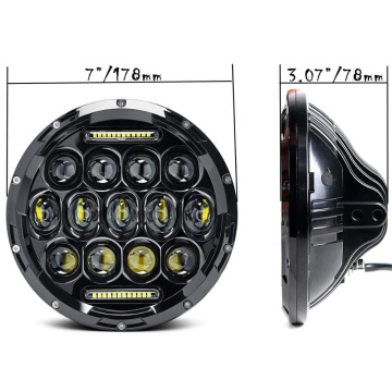7 Inch LED Headlights 75W with DRL Hi/Low Beam for Wrangler JK - Auto Lighting Systems Luces Car Accessories