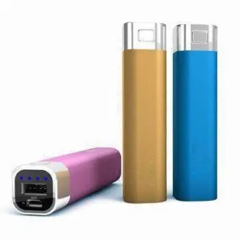 Power Banks, Sized 23 x 23 x 93.8mm, Capacity of 2,600mAh
