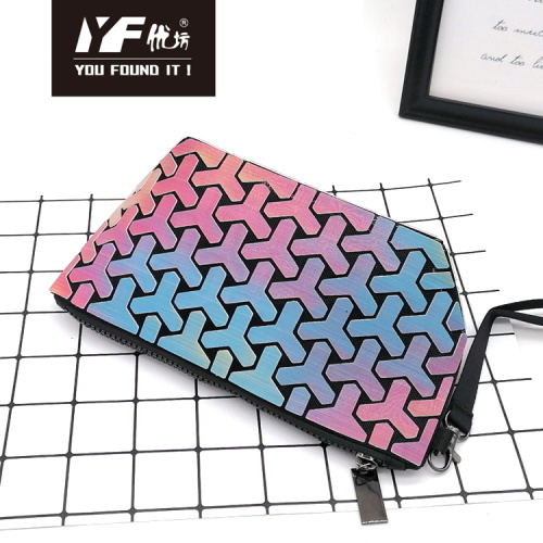 Custom changable color variety PU makeup bag