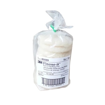 3M 85099 Pile Height 3/11/16in Hook & Loop White Finesse-it Knit II Buffing Pad" 

However, for better search engine optimization, you might consider:
"3M 85099 3/11/16 in Pile Height Hook & Loop White Finesse-it Knit II Buffing Pad