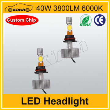 Hot sale led headlight 40w 3800LM scooter headlights