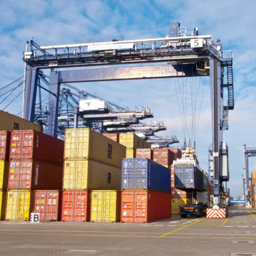 RTG Rubber Tyred Gantry Crane 30 to 40 Ton for Containers
