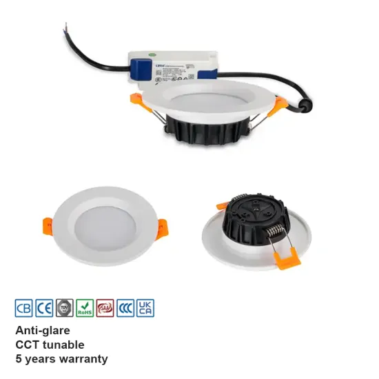 90mm Dimmable Tri-CCT Change LED Smart Recessed Downlight