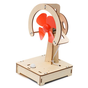 DIY Wooden STEM Puzzle: An Induction Fan Model - A Comprehensive Educational Toy for Teenagers Interested in Science and Engineering