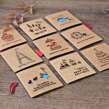 craft paper laser cards 2016