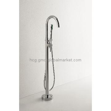 Floor-mount Tub Filler with hand Shower