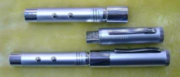 usb laser pointer + LED 3 IN 1