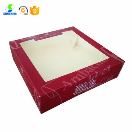 Brown Kraft Cake Boxes Take-Away Cake Box