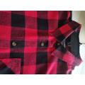 Women Casual Y/D Flannel Shirt