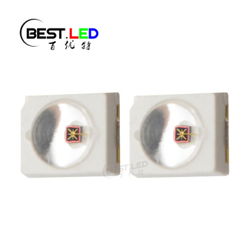 Domed Lens 660nm 2835 SMD Red LED 90-Degree