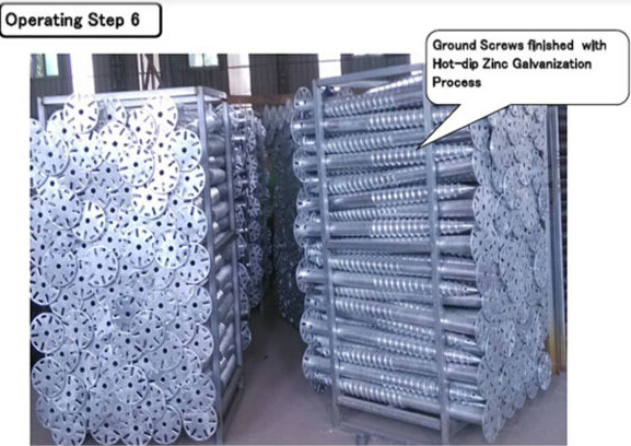 ground screw packing 