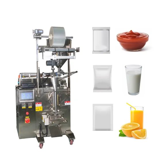 Liquid Filling and Sauce Pouch Packing Machine