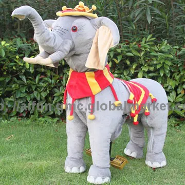 Crowned Elephant King soft toy, Toy free shipping
